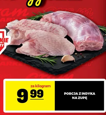 Porcja z indyka na zupę promocja w Gram Market