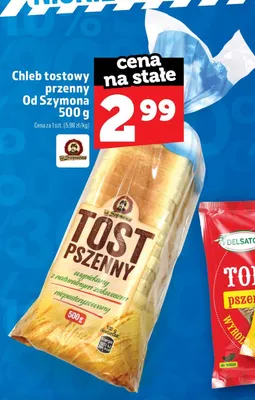 Chleb tostowy pszenny Od Szymona promocja w TOPAZ