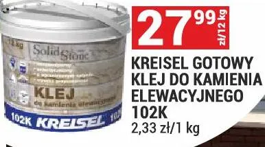 Klej do kamienia elewacyjnego 102K promocja w Merkury Market