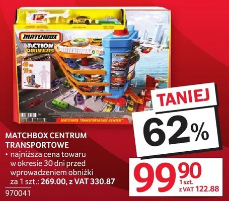 Matchbox Centrum Transportowe promocja w Selgros