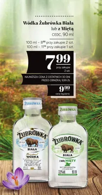 Wódka Żubrówka Biała promocja w POLOmarket