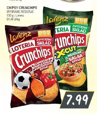 Chipsy Crunchips X-Cut Mexican Salsa Style promocja w Słoneczko
