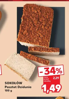 Pasztet Dzidunia Sokołów promocja w Kaufland