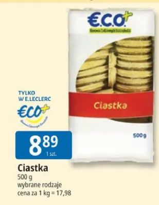Ciastka promocja w Leclerc
