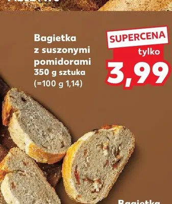 Bagietka z suszonymi pomidorami promocja w Kaufland
