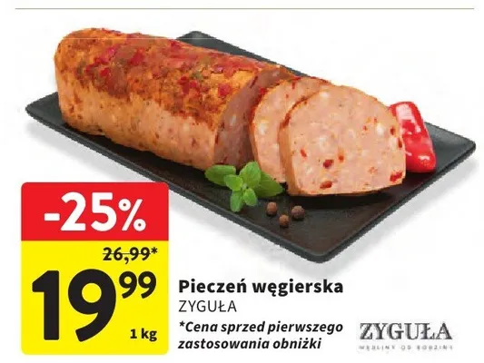 Pieczeń węgierska promocja w Intermarche