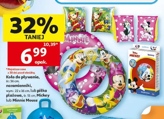 Koło do pływania Bestway Minnie Mouse promocja w Auchan