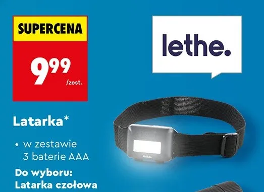 Latarka czołowa promocja w Biedronka