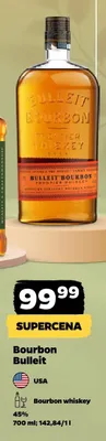 Bourbon whiskey Bulleit 45% USA promocja w Netto