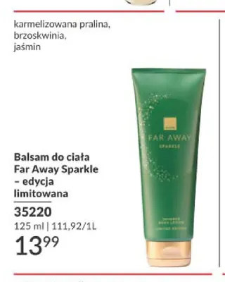 Balsam do ciała Avon Far Away Sparkle edycja limitowana promocja w AVON