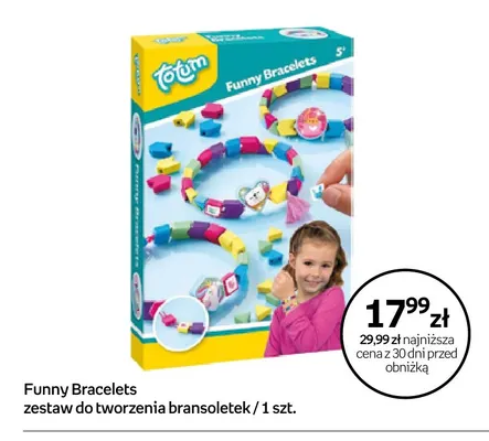 Zestaw do tworzenia bransoletek Totum Funny Bracelets promocja w Empik