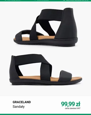 Sandały Graceland promocja w Deichmann