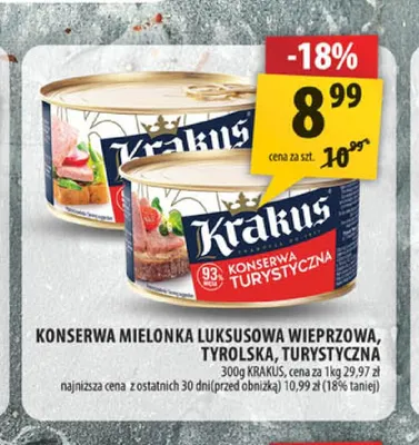 Konserwa tyrolska Krakus promocja w Arhelan