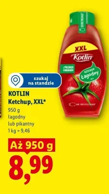 Ketchup pikantny Kotlin XXL promocja w Lidl
