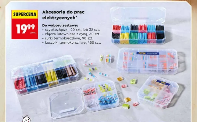 Akcesoria do prac elektrycznych, różne rodzaje promocja w Biedronka
