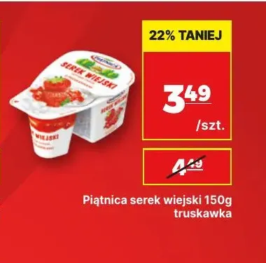 Serek wiejski truskawka Piątnica promocja w API Market