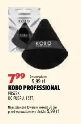 Puszek do pudru Kobo Professional promocja w Drogerie Natura
