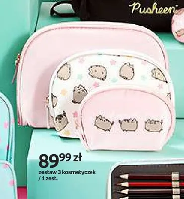 Zestaw 3 kosmetyczek Pusheen promocja w Empik