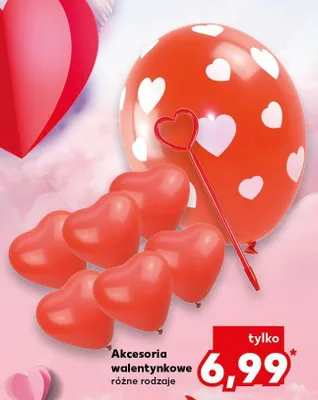 Akcesoria walentynkowe promocja w Kaufland
