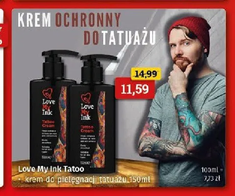 Krem do pielęgnacji tatuażu Love My Ink Tatoo promocja w Drogeria Kosmyk