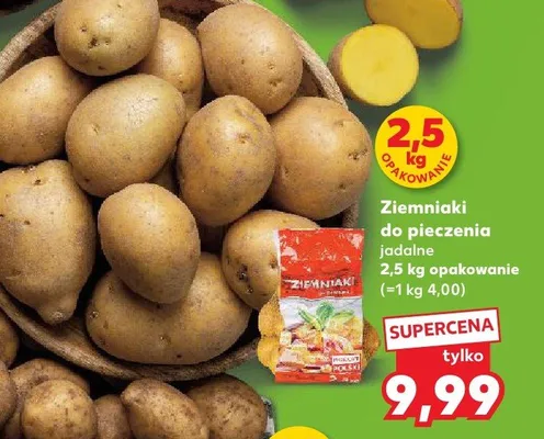 Ziemniaki do pieczenia jadalne promocja w Kaufland