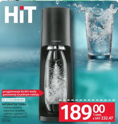 Saturator Terra SodaStream promocja w Selgros