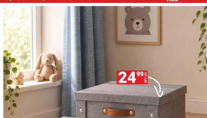 Kosz składany z zatrzaskami promocja w Merkury Market