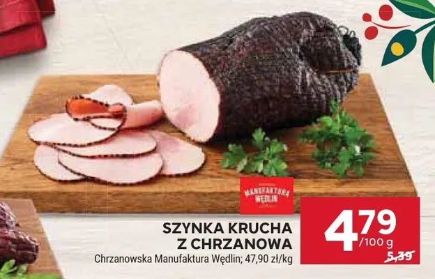 Szynka krucha z chrzanowa promocja w Stokrotka