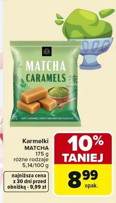 Karmelki Matcha promocja w Carrefour