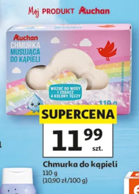 Chmurka do kąpieli Auchan promocja w Auchan