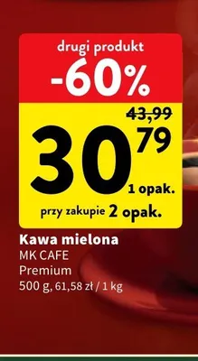 Kawa mielona MK Cafe Premium promocja w Intermarche