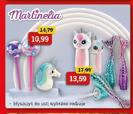 Błyszczyk do ust Martinelia Lizak promocja w Drogeria Kosmyk