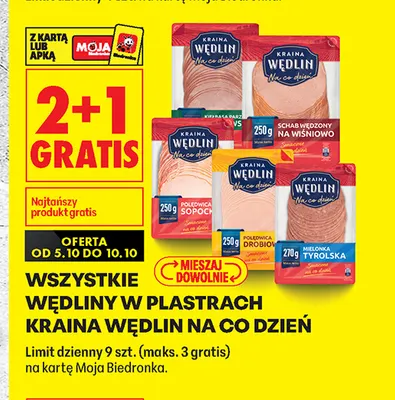 Schab wędzony na wiśniowo Kraina Wędlin Na Co Dzień promocja w Biedronka