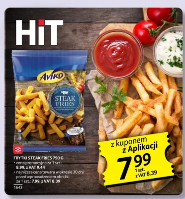 Frytki Steak Fries Aviko promocja w Selgros