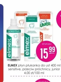 Płyn do płukania jamy ustnej Elmex Sensitive promocja w Drogerie Jasmin