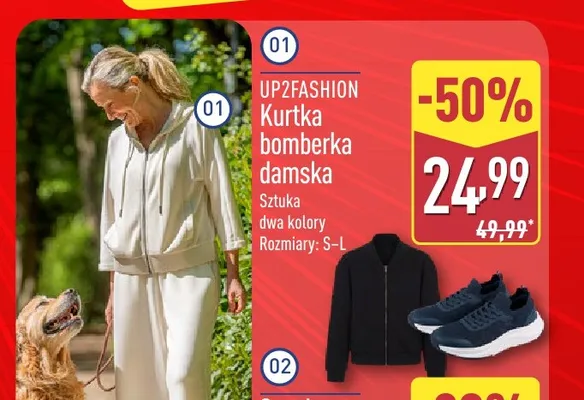 Kurtka bomberka damska UP2FASHION promocja w Aldi