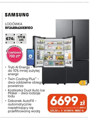 Lodówka RF24BB620EB1EO Samsung promocja w Max Elektro