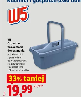 Organizer na akcesoria do sprzątania W5 promocja w Lidl