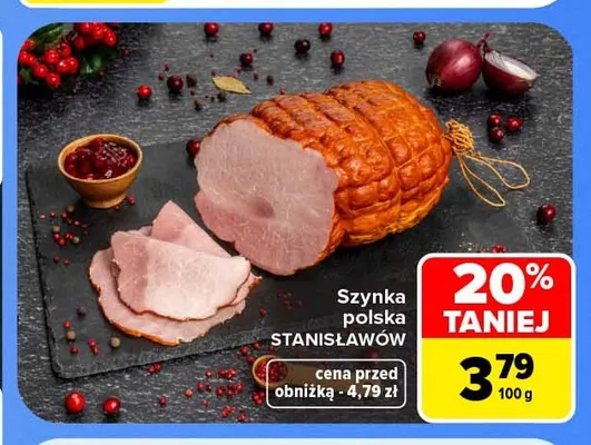 Szynka polska Stanisławów promocja w Carrefour Market