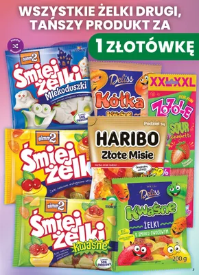 Żelki nimm2 Śmiejżelki Kwaśne promocja w Dino