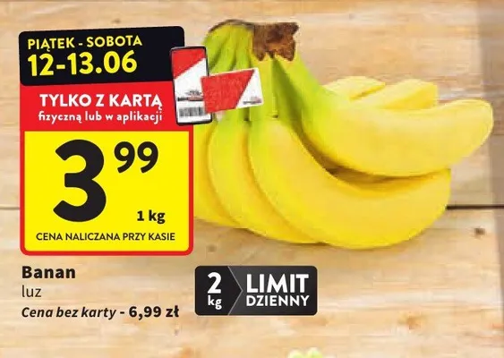 Banan luz promocja w Intermarche
