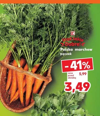 Marchew polska promocja w Kaufland