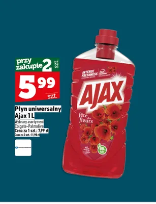 Płyn uniwersalny Ajax promocja w TOPAZ