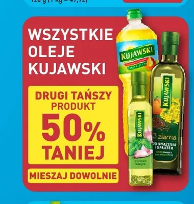 Olej rzepakowy z bazylią Kujawski promocja w Aldi