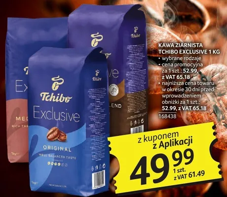 Kawa ziarnista Tchibo Exclusive promocja w Selgros