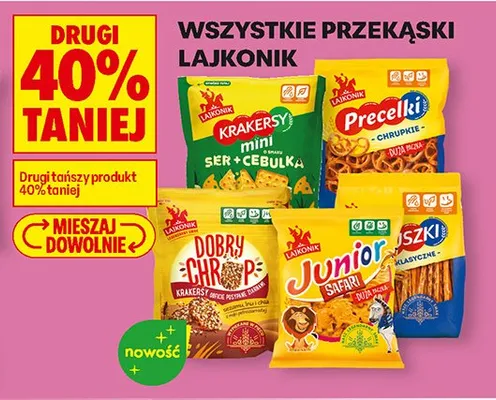 Przekąski Krakersy mini ser + cebulka promocja w Biedronka