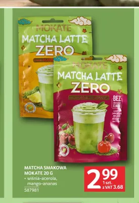 Matcha smakowa Mokate wiśnia-acerola promocja w Selgros