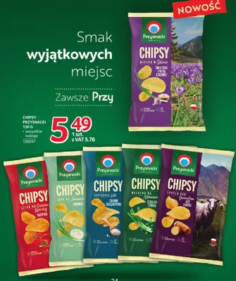 Chipsy Przysnacki 130 g promocja w Selgros