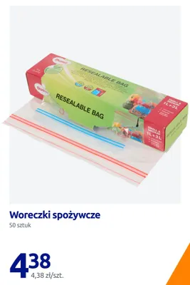 Woreczki spożywcze Dumil 50-pak promocja w Action