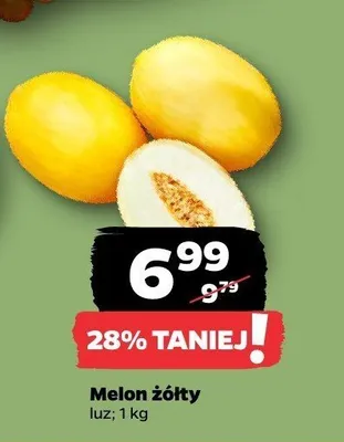Melon żółty promocja w Netto
